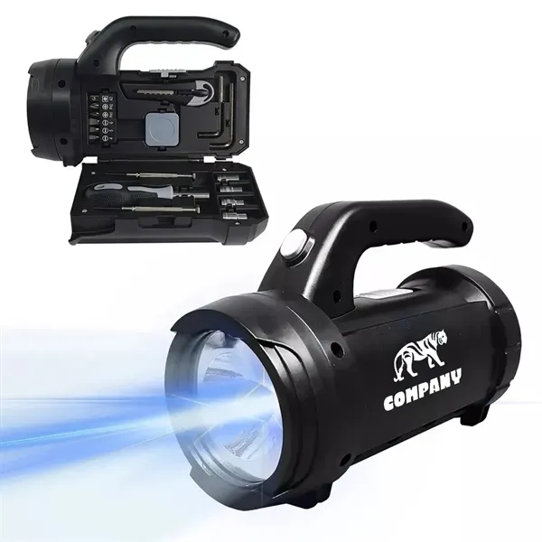 LED Flashlight Household Tool Kit - LED Flashlight Household Tool Kit - Image 0 of 3