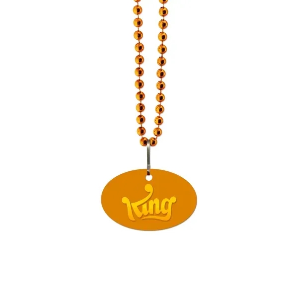 USA Made 1/8" Oval Vinyl Medallion Beads - USA Made 1/8" Oval Vinyl Medallion Beads - Image 0 of 2