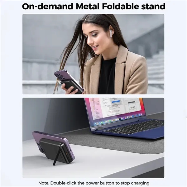 Aukey 10,000 mAh 30W MagSafe Power Bank - Aukey 10,000 mAh 30W MagSafe Power Bank - Image 1 of 18