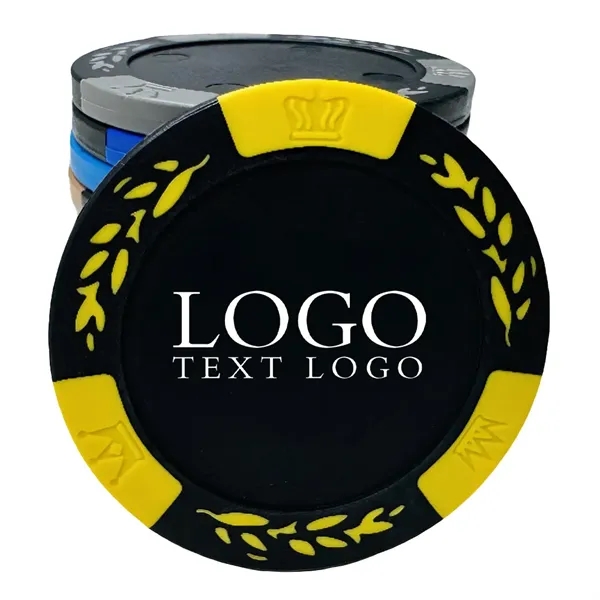 Clay Poker Chips Wheat Ear - Clay Poker Chips Wheat Ear - Image 4 of 15