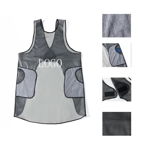 Waterproof Oil-proof  Wipe Sleeveless Apron - Waterproof Oil-proof  Wipe Sleeveless Apron - Image 0 of 3