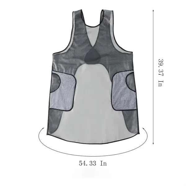 Waterproof Oil-proof  Wipe Sleeveless Apron - Waterproof Oil-proof  Wipe Sleeveless Apron - Image 1 of 3