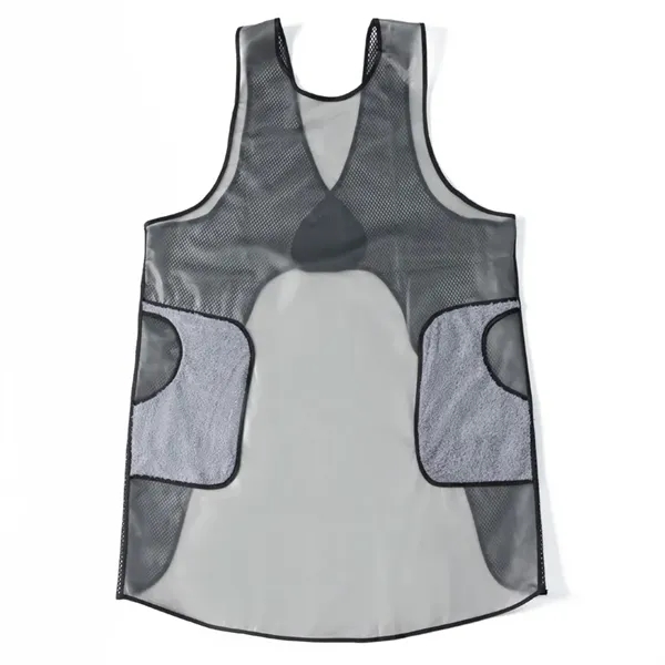 Waterproof Oil-proof  Wipe Sleeveless Apron - Waterproof Oil-proof  Wipe Sleeveless Apron - Image 2 of 3