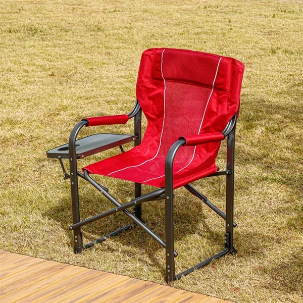 Portable Folding Camping Chair with Side Table - Portable Folding Camping Chair with Side Table - Image 5 of 5