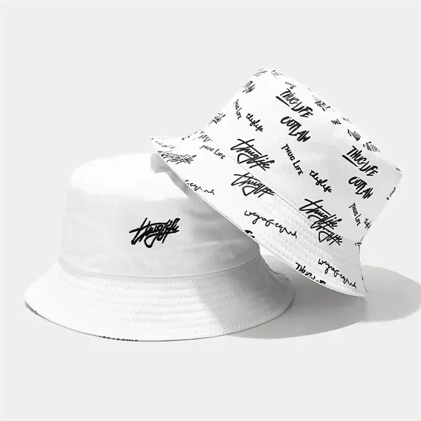Custom Reversible Bucket Hats& Trendy, Stylish & Promotiona - Custom Reversible Bucket Hats& Trendy, Stylish & Promotiona - Image 2 of 4