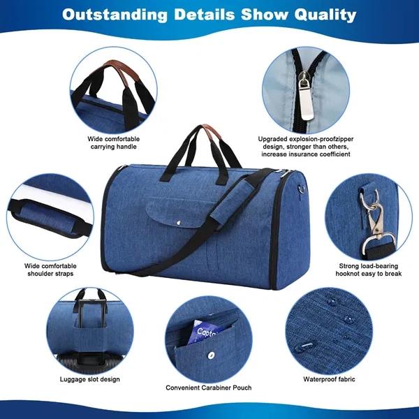 55 L Travel Garment Duffel Carry on Business Trips Bags - 55 L Travel Garment Duffel Carry on Business Trips Bags - Image 6 of 8