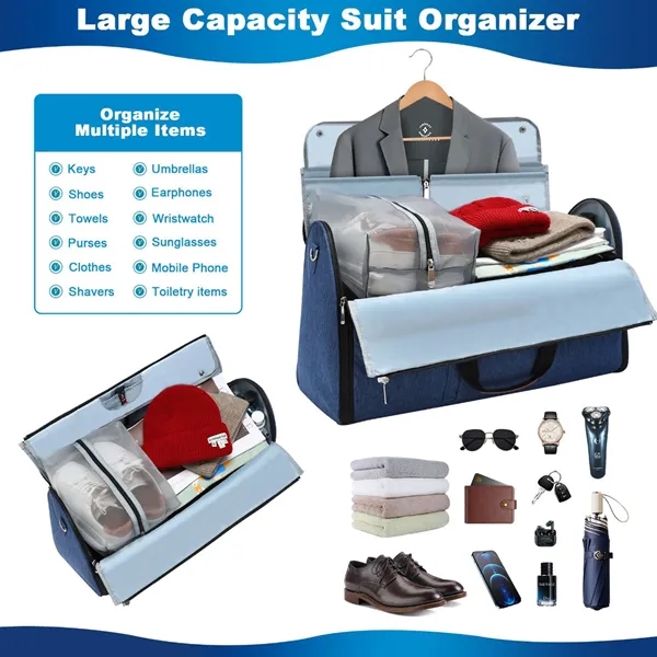 55 L Travel Garment Duffel Carry on Business Trips Bags - 55 L Travel Garment Duffel Carry on Business Trips Bags - Image 7 of 8