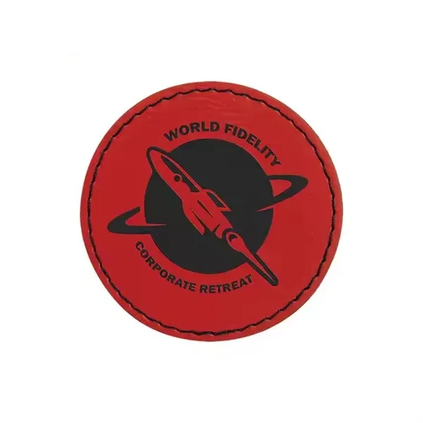 Vintage Round Leather Coaster - Vintage Round Leather Coaster - Image 8 of 10