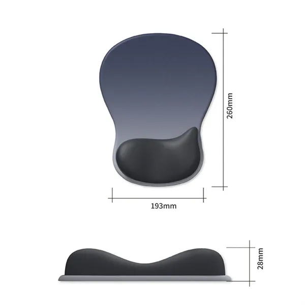 Ergonomic Mouse Pad with Wrist Support - Ergonomic Mouse Pad with Wrist Support - Image 1 of 4
