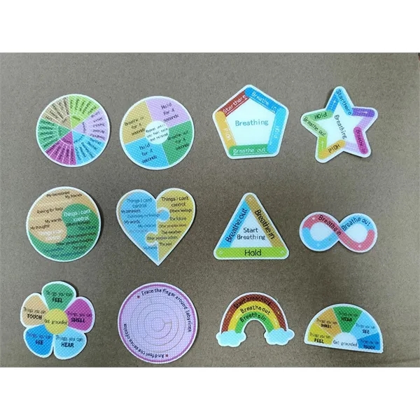 Breath Calm Anxiety Sensory Stickers Reusable Mindfulness - Breath Calm Anxiety Sensory Stickers Reusable Mindfulness - Image 4 of 4