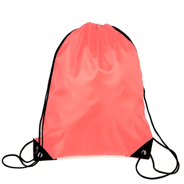 210D Polyester Cinch Drawstring Backpack - 210D Polyester Cinch Drawstring Backpack - Image 2 of 7