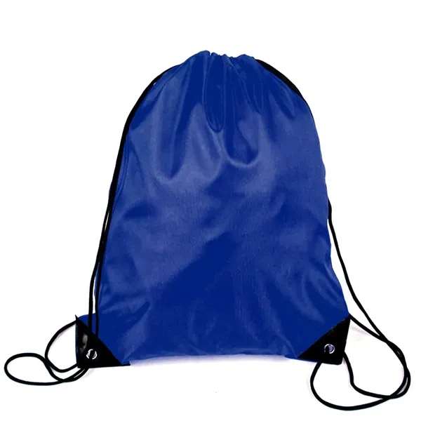 210D Polyester Cinch Drawstring Backpack - 210D Polyester Cinch Drawstring Backpack - Image 3 of 7