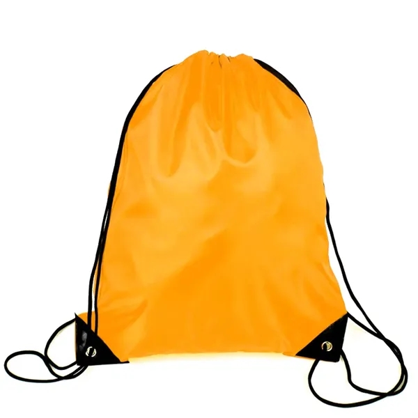 210D Polyester Cinch Drawstring Backpack - 210D Polyester Cinch Drawstring Backpack - Image 6 of 7