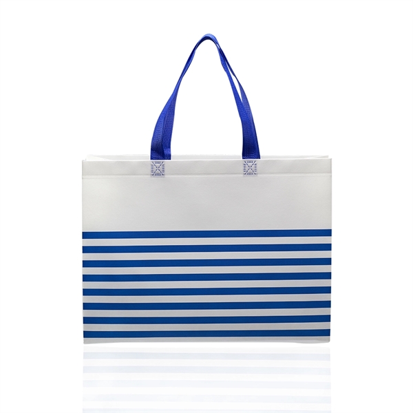 Seaside Striped Tote Bags - Seaside Striped Tote Bags - Image 1 of 3
