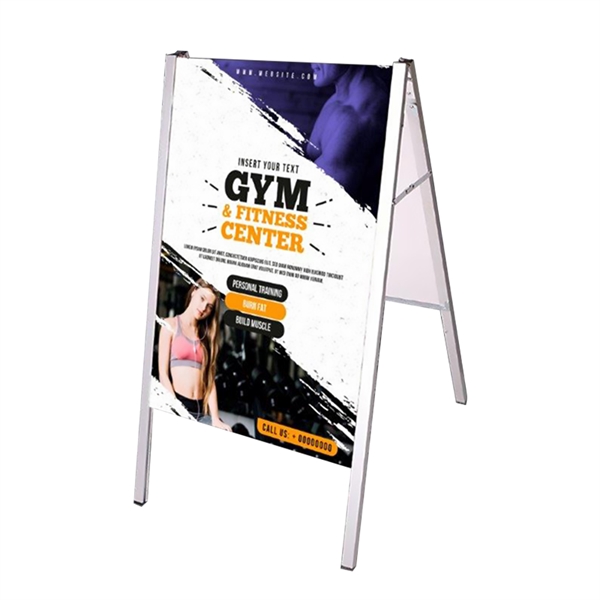 Thriller™ A-frame Signage- Double Sided Graphic+Hardware Kit - Thriller™ A-frame Signage- Double Sided Graphic+Hardware Kit - Image 1 of 5