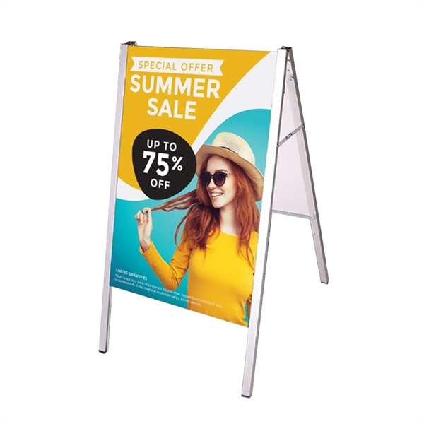 Thriller™ A-frame Signage- Double Sided Graphic+Hardware Kit - Thriller™ A-frame Signage- Double Sided Graphic+Hardware Kit - Image 2 of 5