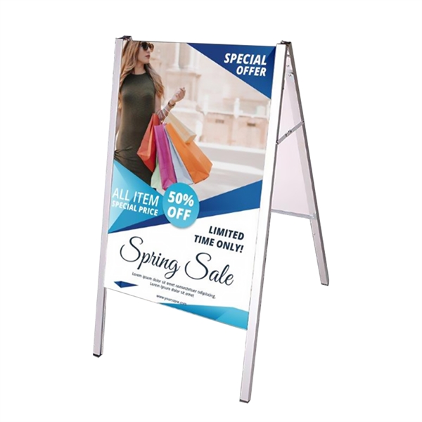 Thriller™ A-frame Signage- Double Sided Graphic+Hardware Kit - Thriller™ A-frame Signage- Double Sided Graphic+Hardware Kit - Image 3 of 5