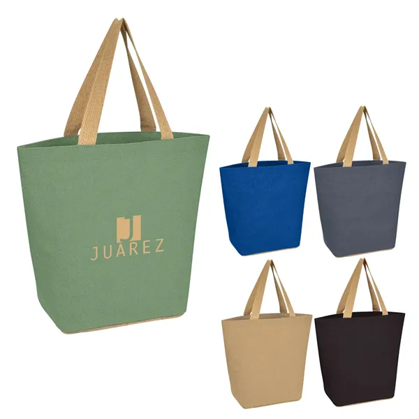 Marketplace Jute Tote Bag - Marketplace Jute Tote Bag - Image 0 of 21