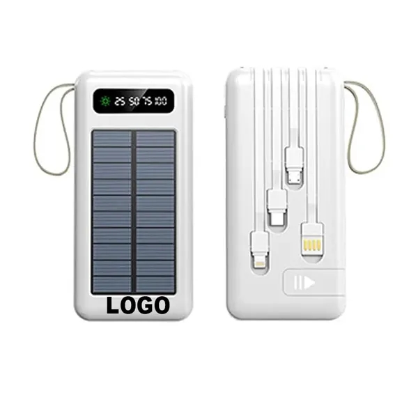 4in1 Portable Power Bank Solar Charger External Battery Pack - 4in1 Portable Power Bank Solar Charger External Battery Pack - Image 4 of 4