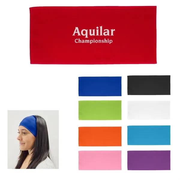 Cooling Headband With 100% RPET Material - Cooling Headband With 100% RPET Material - Image 0 of 18