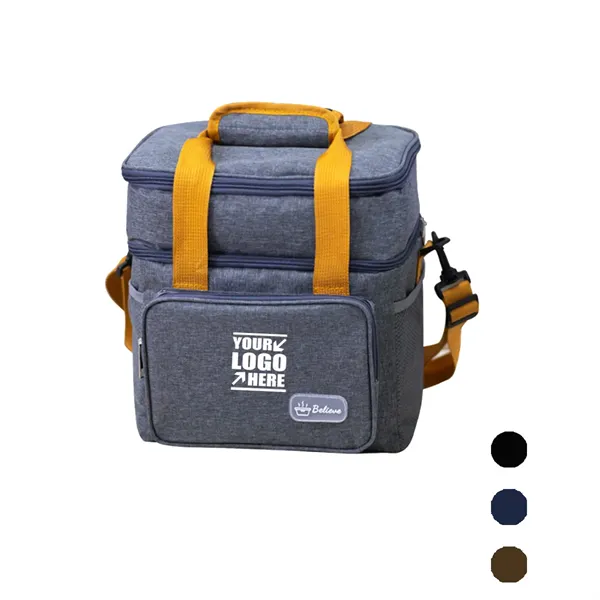 Double-Layer Insulated Lunch Bag - Double-Layer Insulated Lunch Bag - Image 0 of 4