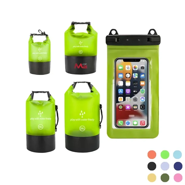 2 Pieces Waterproof Dry Bag - 2 Pieces Waterproof Dry Bag - Image 0 of 5