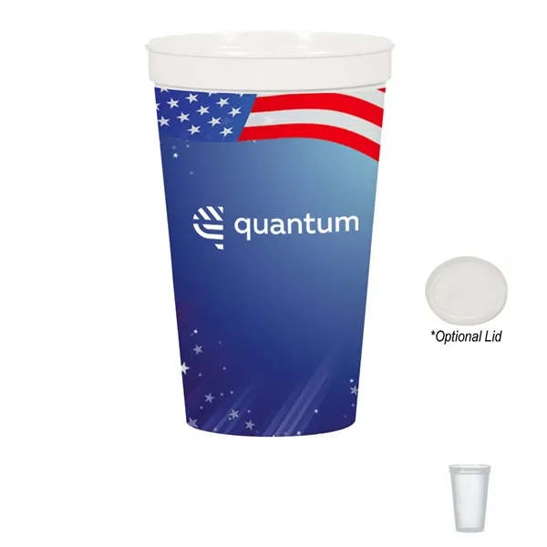 22 Oz. Full Color Big Game Stadium Cup - 22 Oz. Full Color Big Game Stadium Cup - Image 0 of 17