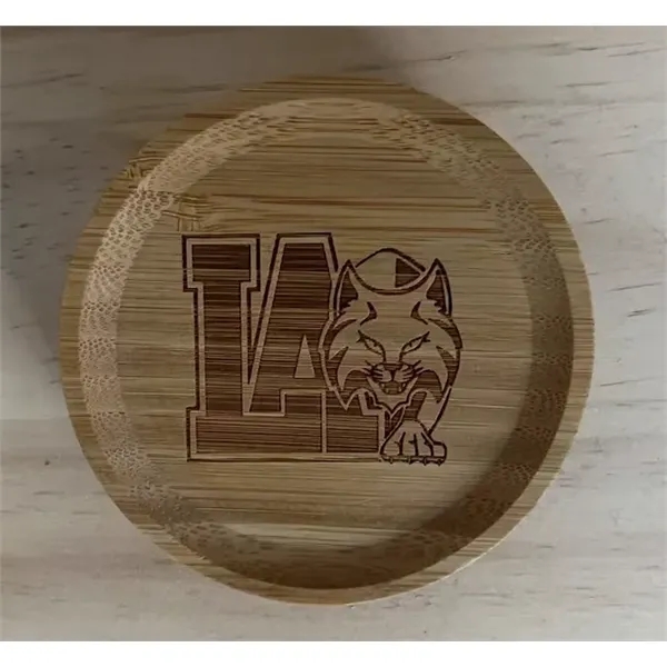 4" Bamboo Wine Glass Charcuterie Topper - 4" Bamboo Wine Glass Charcuterie Topper - Image 1 of 1