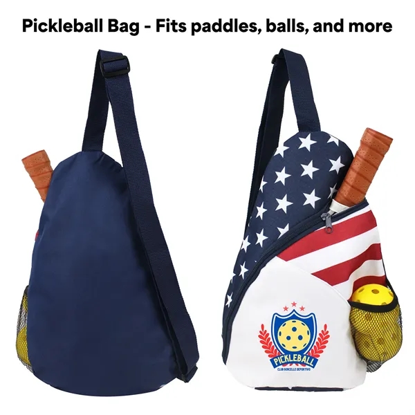 Patriotic Sling Backpack - Patriotic Sling Backpack - Image 2 of 3