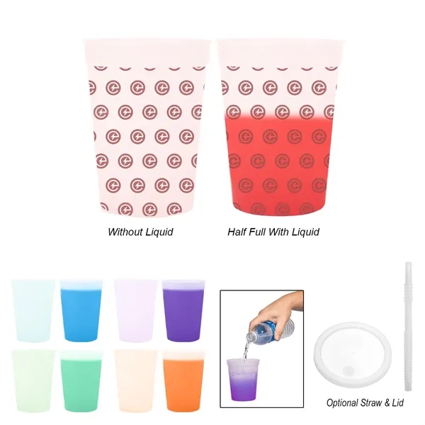 12 Oz. Full Color Mood Stadium Cup - 12 Oz. Full Color Mood Stadium Cup - Image 0 of 10
