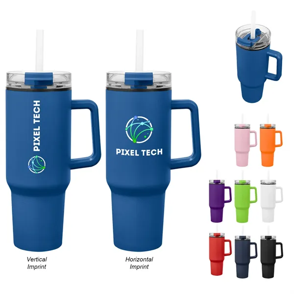 40 Oz. Full Color Quest Stainless Steel Tumbler - 40 Oz. Full Color Quest Stainless Steel Tumbler - Image 0 of 9