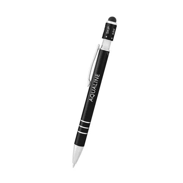 Recycled Aluminum Spin Game Top Pen With Stylus - Recycled Aluminum Spin Game Top Pen With Stylus - Image 7 of 20