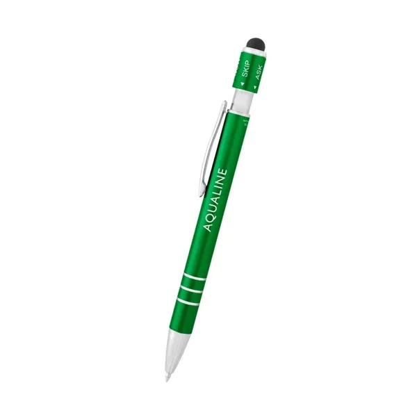 Recycled Aluminum Spin Game Top Pen With Stylus - Recycled Aluminum Spin Game Top Pen With Stylus - Image 10 of 20