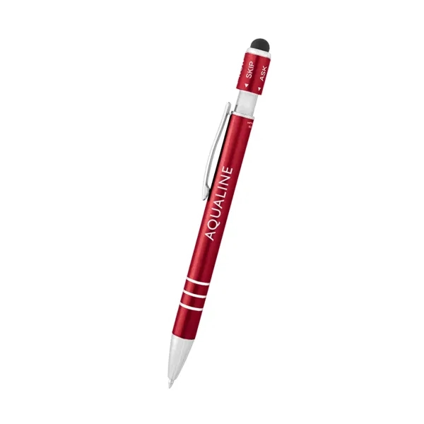 Recycled Aluminum Spin Game Top Pen With Stylus - Recycled Aluminum Spin Game Top Pen With Stylus - Image 14 of 20