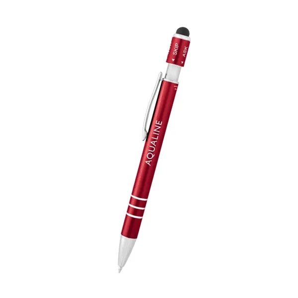 Recycled Aluminum Spin Game Top Pen With Stylus - Recycled Aluminum Spin Game Top Pen With Stylus - Image 15 of 20