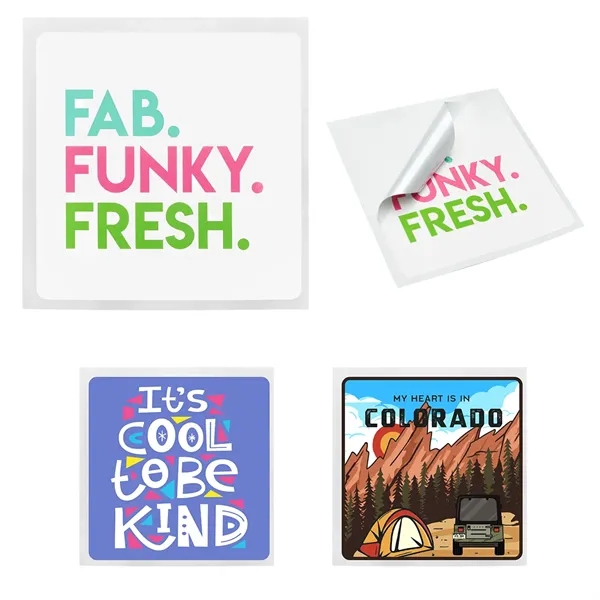 Square Rounded Corner Sticker - Square Rounded Corner Sticker - Image 0 of 1