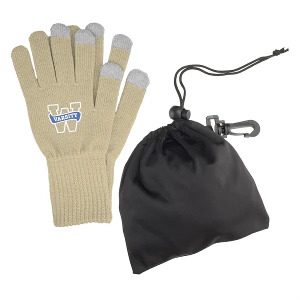 Touch Screen Gloves In RPET Pouch - Touch Screen Gloves In RPET Pouch - Image 8 of 15
