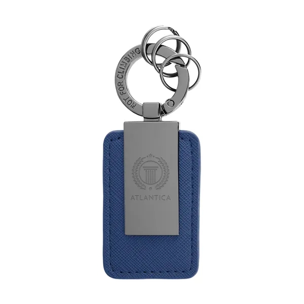 Leatherette Carabiner Clip Key Tag - Leatherette Carabiner Clip Key Tag - Image 11 of 20