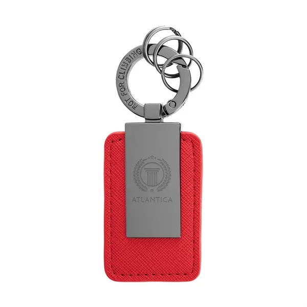 Leatherette Carabiner Clip Key Tag - Leatherette Carabiner Clip Key Tag - Image 13 of 20