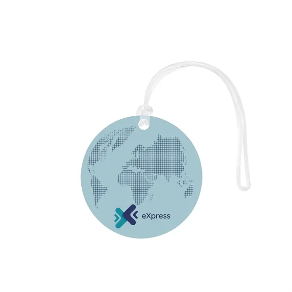 Acrylic Bag Tag - Circle - Acrylic Bag Tag - Circle - Image 1 of 1
