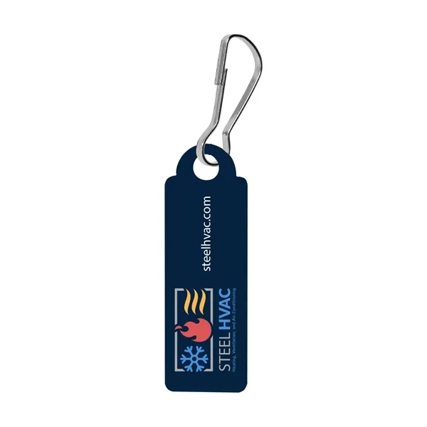 Acrylic Zipper Pull - Rectangle - Acrylic Zipper Pull - Rectangle - Image 1 of 2