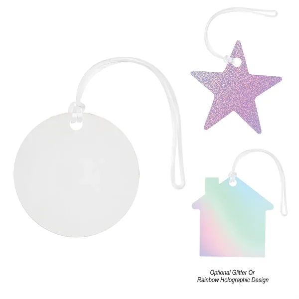 Acrylic Bag Tag - Custom Shape 4"