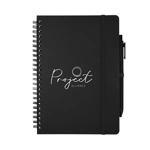 REPREVE® Recycled Spiral Notebook with Pen - REPREVE® Recycled Spiral Notebook with Pen - Image 7 of 10