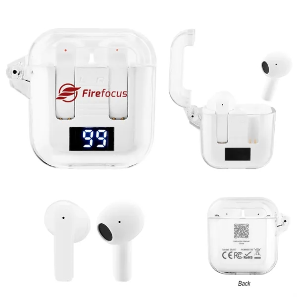 Wireless Earbuds With Digital Power Display - Wireless Earbuds With Digital Power Display - Image 1 of 1