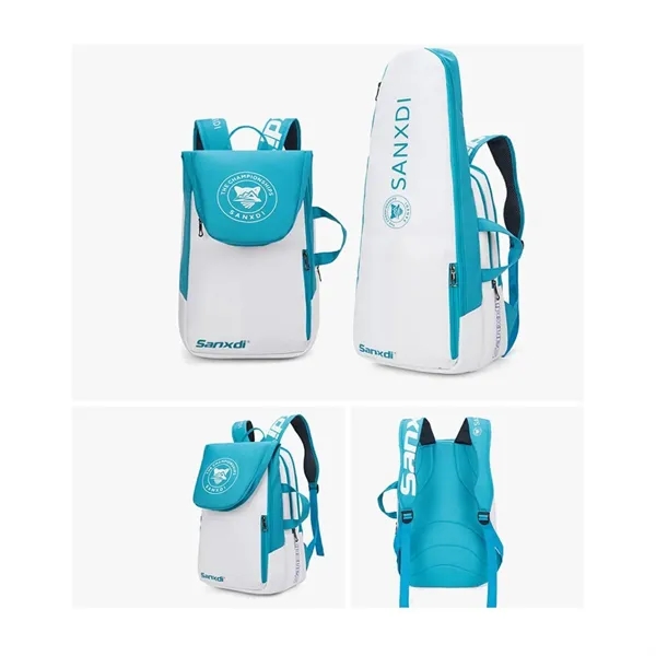 Multifunctional Outdoor Sports Tennis Bag with Shoe Packet - Multifunctional Outdoor Sports Tennis Bag with Shoe Packet - Image 4 of 8