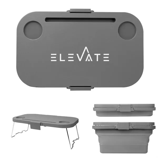 Collapsible Picnic Basket Cooler - Collapsible Picnic Basket Cooler - Image 7 of 8