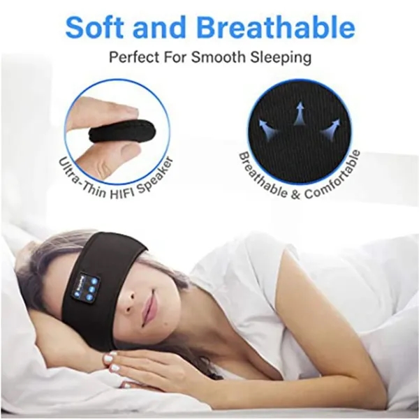 Wireless Sleep Headphones Sports Headband - Wireless Sleep Headphones Sports Headband - Image 2 of 7