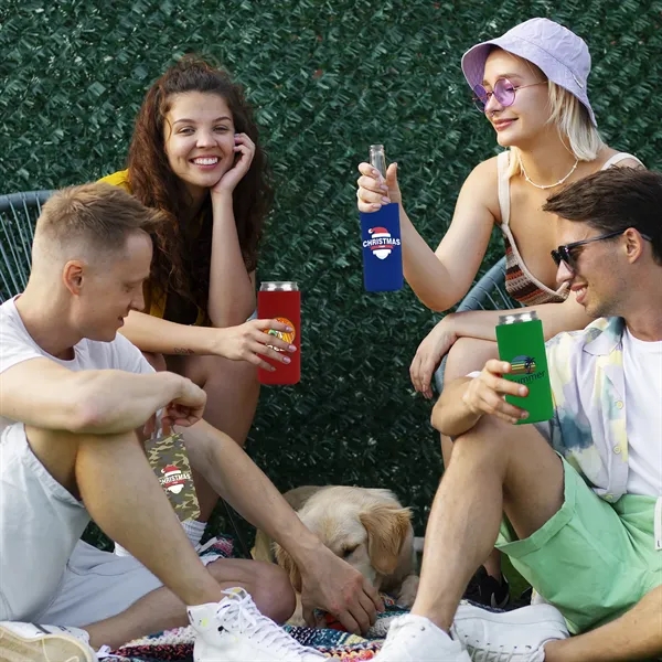 Collapsible 12Oz Slim Can Cooler - Collapsible 12Oz Slim Can Cooler - Image 2 of 17