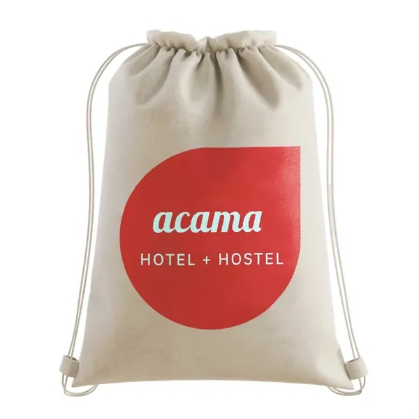 Custom Cotton Drawstring Bag - Custom Cotton Drawstring Bag - Image 4 of 5