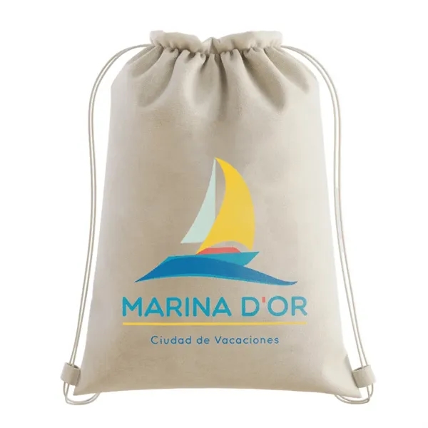 Custom Cotton Drawstring Bag - Custom Cotton Drawstring Bag - Image 5 of 5